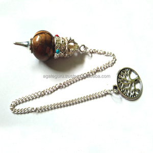 พลอยเรกิลูกตุ้มทรงหกเหลี่ยมตาเสือสินค้ามีเอกลักษณ์ - Product Image 1