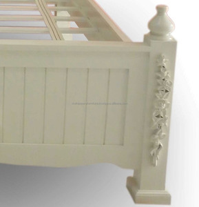 Muebles de dormitorio de estilo americano, cama de caoba de Indonesia - Product Image 3