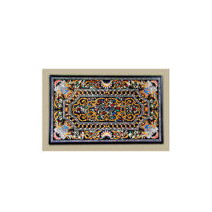 Pietra Dura Marble Inlay Dining <b>Table</b> <b>Tops</b> - Product Image 1