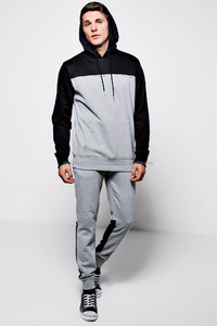 Mens Colour Block Hooded Tracksuit - Product Image 4