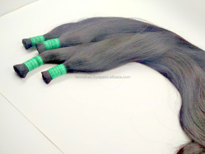 100% cheveux vierges indonésiens de haute qualité cheveux humains indiens droits en vrac traités naturellement - Product Image 6