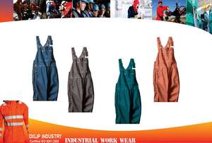 Bavette de travail personnalisée100 % écologique Bon marché Sécurité totale Vêtements de travail Salopette personnalisée Pantalon à bretelles - Product Image 3