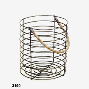 ตะกร้าซักผ้าลวดไก่ตะกร้าอุปกรณ์ครัวตะกร้าเคาน์เตอร์ตะกร้าบ้านไร่ตะกร้าเก็บของตะกร้าอเนกประสงค์ - Product Image 3