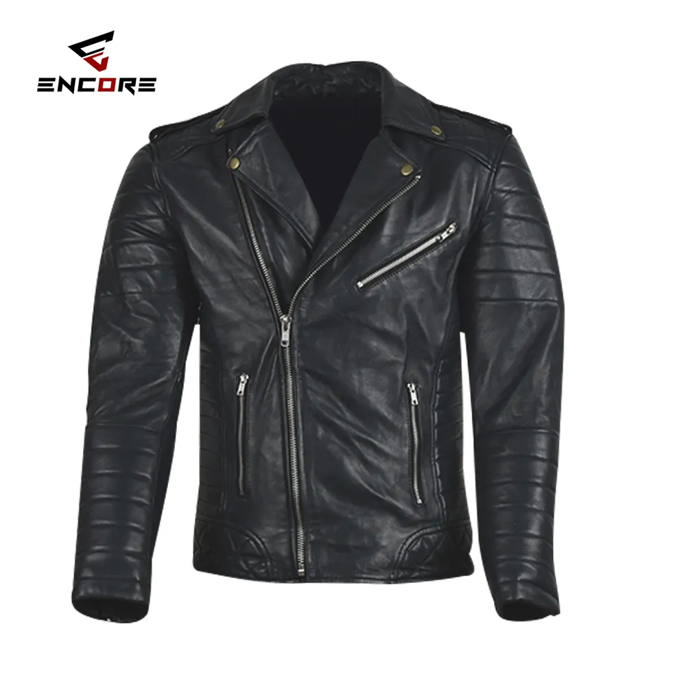 High Tech Gear Motorcycle Men Leather Jackets , Top Quality Men Sheep Leather Fashion Jackets