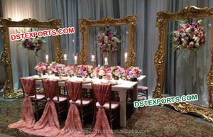 การออกแบบล่าสุดงานแต่งงานเวทีดอกไม้ผนังเฟรมที่ยอดเยี่ยมดูเวทีตกแต่งดอกไม้แผงอินเทรนด์งานแต่งงานเวทีเฟรม - Product Image 6