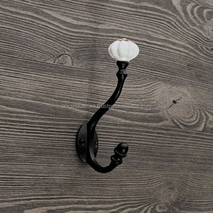OMG Industries gorro de porcelana gancho para abrigos al por mayor gorro de bola de cerámica y gancho para abrigos comprar mejor producto gancho para abrigos de latón antiguo - Product Image 4