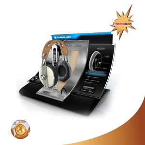 Présentoir d'écouteurs de magasin de détail d'usine présentoir de comptoir en acier acrylique - Product Image 2