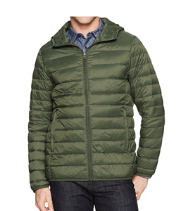 Chaqueta con capucha para hombre, chaqueta acolchada de alta calidad, ligera, resistente al agua, personalizada - Product Image 1