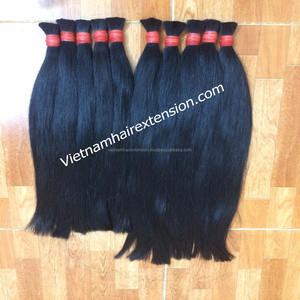 Extensions de cheveux humains vierges Remy 100% non traités de haute qualité, 8"-32", 100g en vrac, prix d'usine - Product Image 6