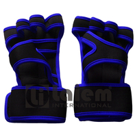 Guantes de Neopreno y Silicona con Logotipo Personalizado, Cómodos, Ligeros, de Medio Dedo, con Cierre de Cordones, Antideslizantes en la Palma, para Hombre y Mujer