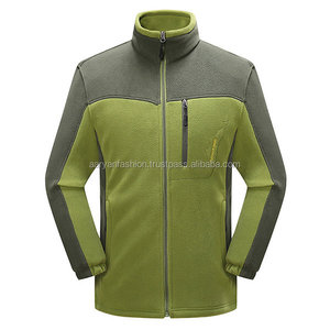 แจ็คเก็ตฤดูหนาวโรงงาน OEM ผู้ชายขนแกะโพลีเอสเตอร์100% เชลล์สำหรับฤดูหนาวผ้าขนแกะขั้วโลกธรรมดาย้อมผู้ใหญ่แบรนด์ของลูกค้า - Product Image 3