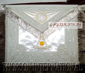 Delantal masónico de regalia, delantal de Master - Product Image 1