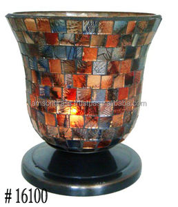 Bougeoir en verre Photophore Bougeoir en métal - Product Image 6