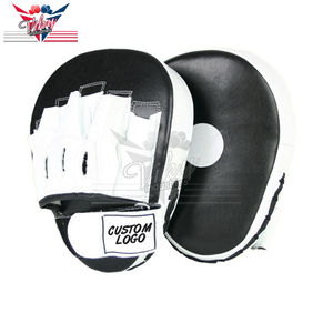 Mitaines de foyer de Bleu en cuir Formation Cible Discussion Poinçon Tapis de Sacs De Sable Kickboxing Karaté - Product Image 6