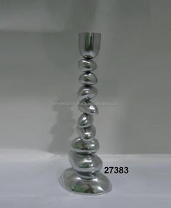 Casa de aluminio decorativa flor florero con espejo pulido acabado - Product Image 2