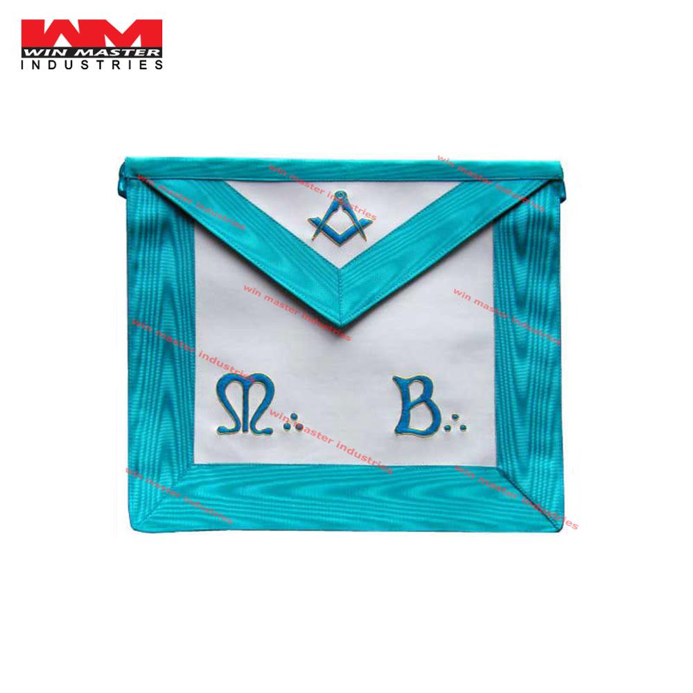 Масонский фартук Groussier французский РИТ мастер каменщик квадратный и компас + MB