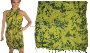 Travail à la main viscose vêtements de plage paréo et sarongs - Product Image 3