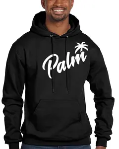 Sweat-shirts d'hiver pour hommes Team Winter, en polaire uni polyester/coton, avec impression sérigraphique et broderies, manches évasées - Product Image 1