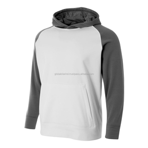 Concevez votre propre Street Wear Sweat à capuche en polaire tricoté de couleur rouge bon marché prix d'usine avec sérigraphie personnalisée - Product Image 3