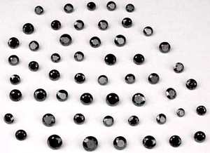 Diamantes sueltos de color negro azabache genuino natural del fabricante indio 0.005 quilates a 20,00 quilates tamaño AAA calidad más fina - Product Image 2