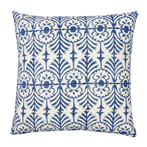 Funda de cojín decorativa impresa con bloque de mano de alta calidad para sofá, funda de almohada para exteriores con diferentes diseños de La India - Product Image 4