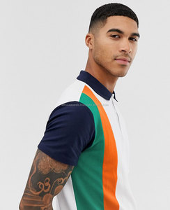 Polo de golf en coton respirant brodé à impression personnalisée en vrac polo de sport pour hommes polo avec logo brodé par sublimation décontracté OEM - Product Image 2