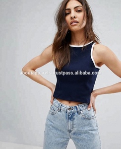 Camiseta sin mangas suave personalizada para mujer, Top de fitness de alta calidad, venta al por mayor, novedad - Product Image 2