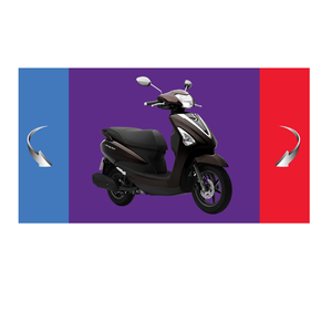 Meilleure qualité scooter à essence 125cc moto (Acruzov Deluxe) Marron/Blanc/Rouge/Vert moussu. - Product Image 1