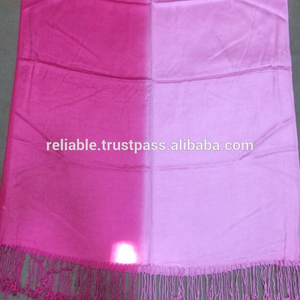 Pashmina de satén con degradado, colores degradados - Product Image 3