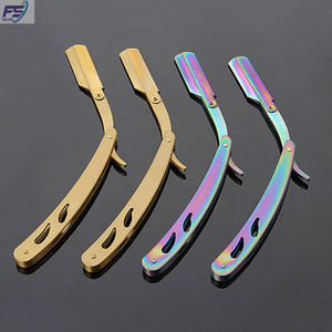 Rasoir de barbier en acier inoxydable, étiquette privée OEM, lames de rasage à bord unique, rasage droit, coupure - Product Image 6