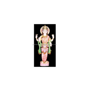Marble Laxmi Maa Standing Statue - Product Image 1