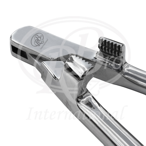 Instrument vétérinaire Fulcrum, forceps dentaire équine avec mâchoire dentelée, extracteur à joint articulé pour les soins équins - Product Image 2