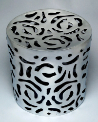 Table basse moderne en Aluminium de forme ronde avec une couleur Unique pour la décoration du salon, de la maison, des hôtels et des Restaurants - Product Image 5