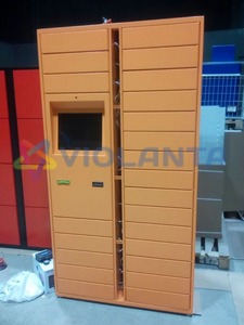 Casilleros de almacenamiento de paquetes electrónicos con estructura de acero para oficina de bodas al aire libre automatizado Almacenamiento de seguridad ensamblado para bodas - Product Image 3