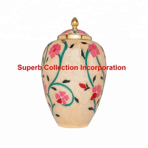 Finition à cire Urn faite à la main, nouveau Design, vente directe d'usine OEM, inde, - Product Image 2