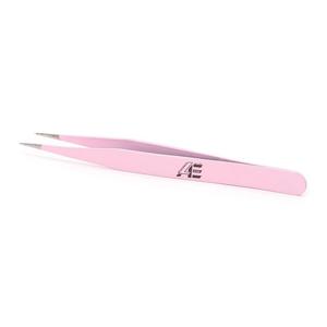 WHOLESALE Set of 2 Professional Stainless Steel Pink Steel Straight Bend Tweezer Nippers For Eyelash <b>Extensions</b> <b>Nail</b> Art 2026 - Product Image 5