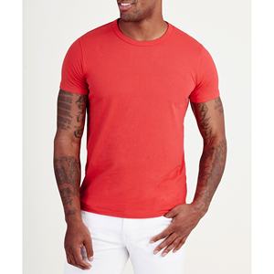 Gym Wear Plus Size Plain Stretch Tshirt Mens - Product Image 5