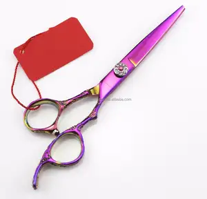Красивые многоцветные ножницы для волос дракона с бесплатным пользовательским логотипом