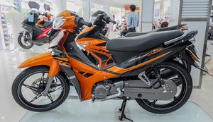 Offre Spéciale moto 115cc fabriqué au Vietnam (blanc/Orange) - Product Image 3