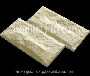 Revestimiento de Pared de Mármol Calcita Amarillo con Diseño Moderno, Cortado a Medida, 10x20x1.5cm, Superficie Pulida, Garantía de 2 Años - Product Image 1