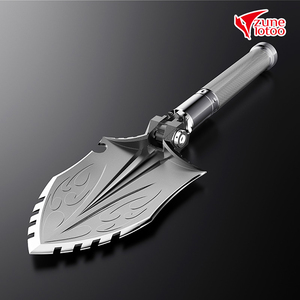 Ventes en gros de pelles multifonctions Zune Lotoo <span class=keywords><strong>Wolf</strong></span> Thorn Casting Fold, équipement de camping, randonnée, plein air, pelle multifonctionnelle - Product Image 2