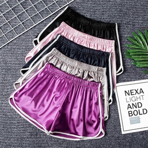 Ladies Summer Beach Wear Silky Velvet Shorts - Product Image 1