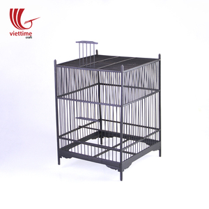 Vietnam Black Weaving Bamboo <b>Bird</b> <b>Cage</b> for Sale/Large Vintage Birdcage - Product Image 1