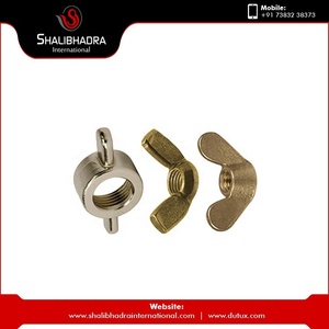 <b>M3</b> Metric Brass Wing Nuts Zinc Plated <b>Screw</b> Nut Surface Treatment T Nuts Type Brass Fasteners for Industrial - Product Image 5