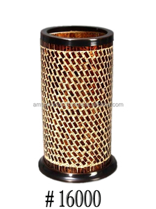 Bougeoir en métal argenté avec bougeoir en cristal décoratif en verre personnalisé - Product Image 2