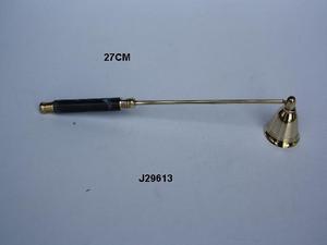 Vela de latón niquelado negro de alta calidad, accesorios para velas, apagador de velas de Metal en color acero negro - Product Image 4