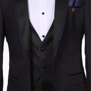 Vente chaude mode Nouveau design Moderne Slim Fit Turc Haute Qualité Prix Personnalisé Hommes Costume première classe - Product Image 4