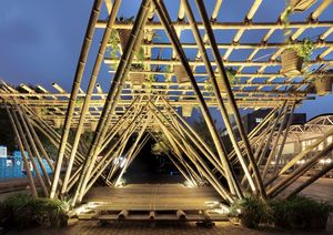 Matières premières naturelles renouvelables de poteaux en bambou entiers - Product Image 3