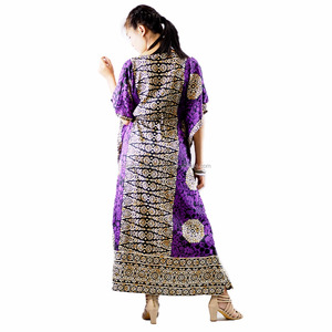 NAPAT Indie Folk impresión capa mangas Vestidos Mujer - Product Image 4