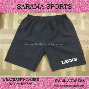 Men's Blank Plain Microfiber Shorts Microfiber Softball Sale Micro Fiber Shorts WITH CUSTOM LOGO - Product Image 3